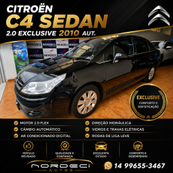 CITROEN C4 Sedan 2.0 16V 4P FLEX PALLAS EXCLUSIVE