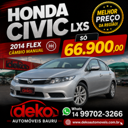 HONDA Civic 1.8 16V 4P FLEX LXS