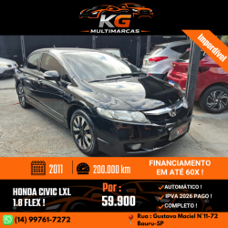HONDA Civic 1.8 16V 4P FLEX LXL SE AUTOM�TICO