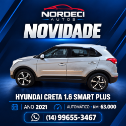 HYUNDAI Creta 1.6 16V 4P FLEX SMART PLUS AUTOMÁTICO