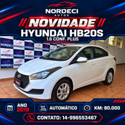 HYUNDAI HB 20 Sedan 1.6 16V 4P FLEX COMFORT PLUS AUTOMÁTICO
