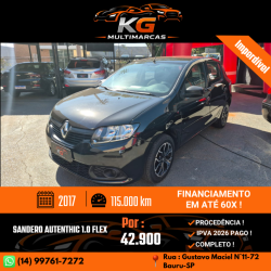 RENAULT Sandero 1.0 16V 4P FLEX AUTHENTIQUE