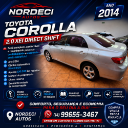 TOYOTA Corolla 2.0 16V 4P FLEX XEI DIRECT SHIFT AUTOM�TICO CVT