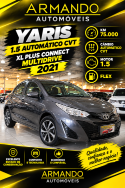 TOYOTA Yaris Hatch 1.5 16V 4P FLEX XL PLUS CONNECT MULTIDRIVE AUTOMÁTICO CVT