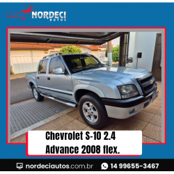 CHEVROLET S10 2.4 FLEX ADVANTAGE CABINE DUPLA