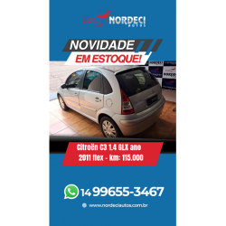 CITROEN C3 1.4 4P GLX FLEX