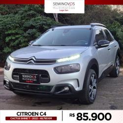 CITROEN C4 Cactus 1.6 16V 4P FLEX SHINE THP TURBO AUTOMTICO