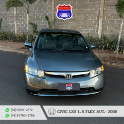 HONDA Civic 1.8 16V 4P FLEX LXS AUTOMTICO
