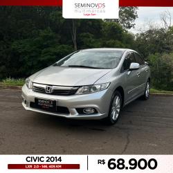 HONDA Civic 2.0 16V 4P FLEX LXR AUTOMTICO