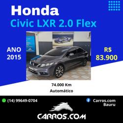 HONDA Civic 2.0 16V 4P FLEX LXR AUTOMTICO