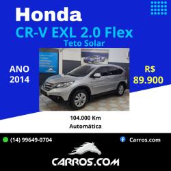 HONDA CRV 2.0 16V 4P EXL FLEX AUTOMTICO