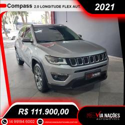 JEEP Compass 2.0 16V 4P LONGITUDE FLEX AUTOMTICO