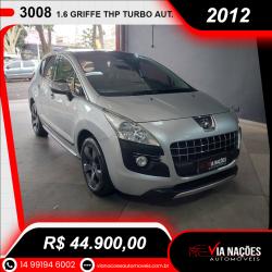 PEUGEOT 3008 1.6 16V 4P GRIFFE THP TURBO AUTOMTICO