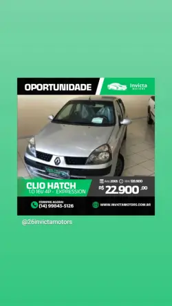 RENAULT Clio Hatch 1.0 16V 4P EXPRESSION