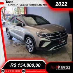 VOLKSWAGEN Taos 1.4 16V 4P FLEX 250 TSI HIGHLINE AUTOMTICO