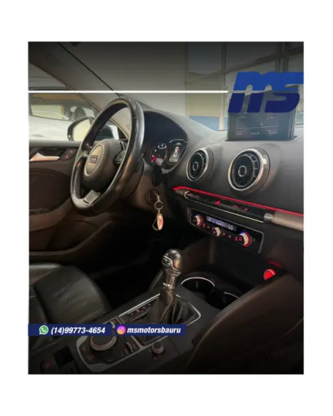 AUDI A3 Sedan 2.0 16V 4P TFSI AMBITION S-TRONIC AUTOM�TICO, Foto 10