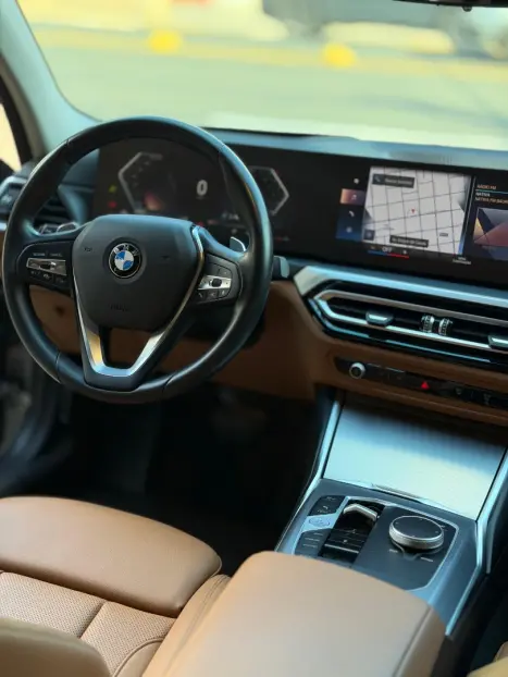 BMW 320I 2.0 16V 4P M SPORT GP TURBO ACTIVE FLEX AUTOM�TICO, Foto 10