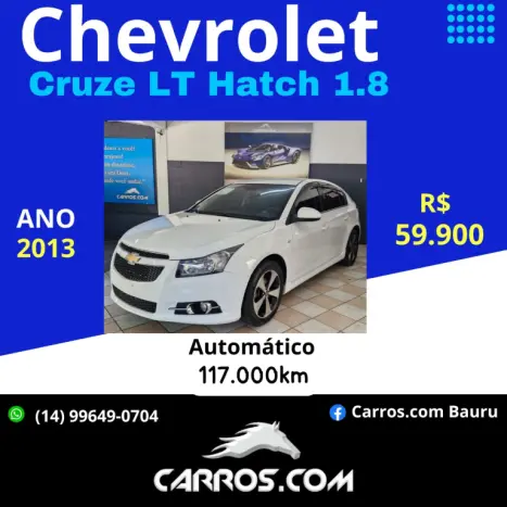 CHEVROLET Cruze Hatch 1.8 16V 4P LT SPORT6 FLEX AUTOMTICO, Foto 1