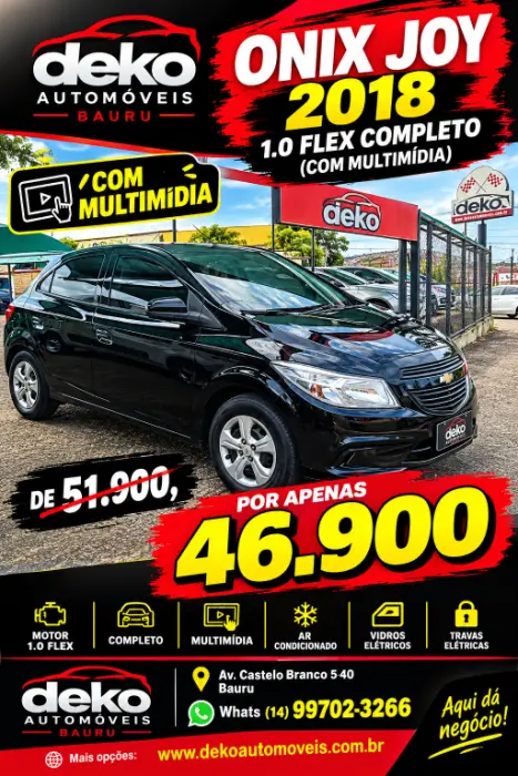 CHEVROLET Onix Hatch 1.0 4P FLEX JOY, Foto 1