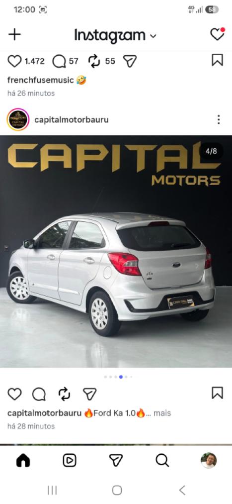 FORD Ka Hatch 1.0 12V 4P FLEX TI-VCT SE PLUS, Foto 3