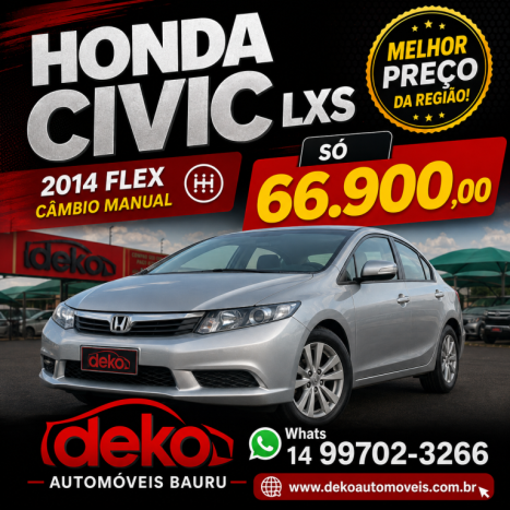 HONDA Civic 1.8 16V 4P FLEX LXS, Foto 1