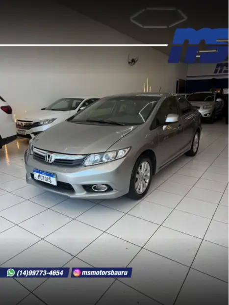 HONDA Civic 1.8 16V 4P FLEX LXS AUTOMÁTICO, Foto 3