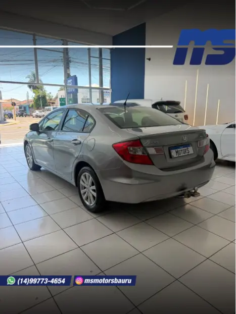 HONDA Civic 1.8 16V 4P FLEX LXS AUTOMÁTICO, Foto 4