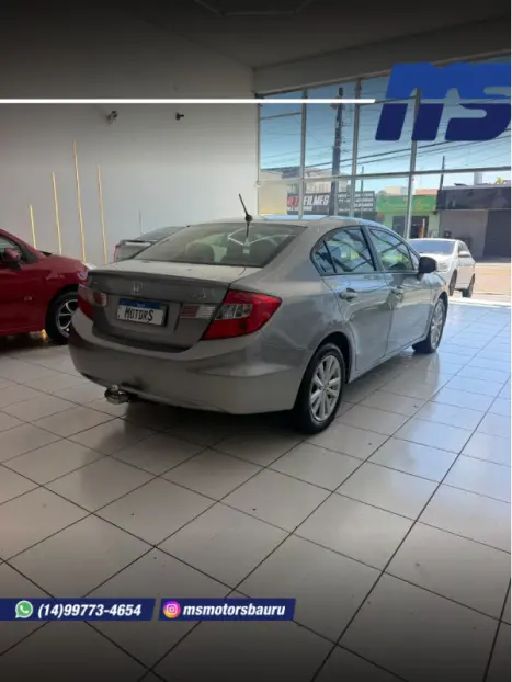 HONDA Civic 1.8 16V 4P FLEX LXS AUTOMÁTICO, Foto 6