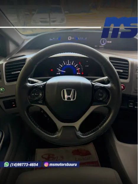 HONDA Civic 1.8 16V 4P FLEX LXS AUTOMÁTICO, Foto 8