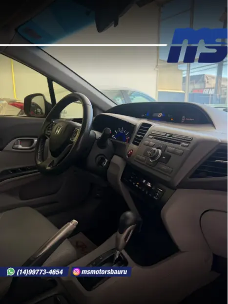 HONDA Civic 1.8 16V 4P FLEX LXS AUTOMÁTICO, Foto 10