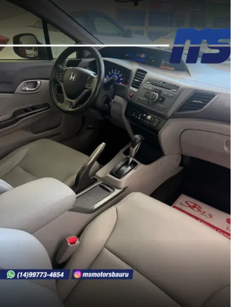 HONDA Civic 1.8 16V 4P FLEX LXS AUTOMÁTICO, Foto 14
