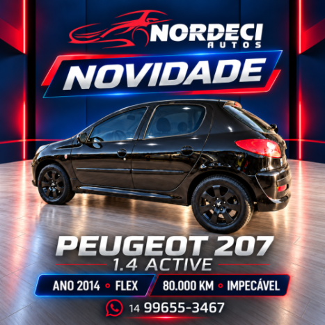 PEUGEOT 207 Hatch 1.4 4P ACTIVE FLEX, Foto 1
