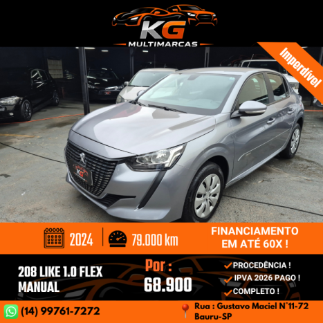 PEUGEOT 208 1.0 12V 4P FLEX LIKE, Foto 1