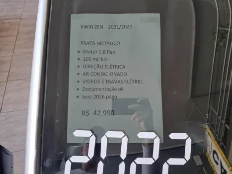 RENAULT Kwid 1.0 12V 4P SCE FLEX ZEN, Foto 5