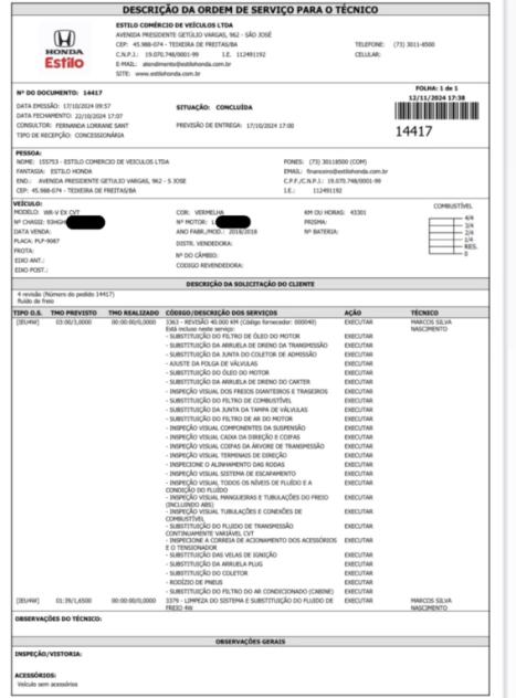 HONDA WR-V 1.5 16V 4P EX FLEX AUTOMTICO CVT, Foto 16
