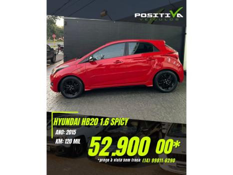HYUNDAI HB 20 Hatch 1.6 16V 4P FLEX SPICY, Foto 3