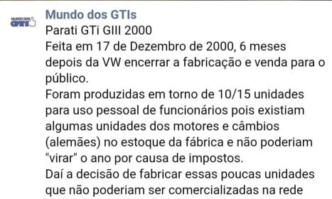 VOLKSWAGEN Parati 2.0 16V 4P GTI, Foto 17