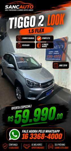 CHERY Tiggo 2 1.5 16V 4P FLEX LOOK