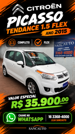 CITROEN C3 Picasso 1.5 4P FLEX TENDANCE