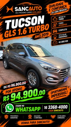 HYUNDAI Tucson 1.6 16V 4P T-GDI GLS ECOSHIFT AUTOM�TICO