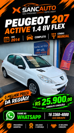 PEUGEOT 207 Hatch 1.4 4P ACTIVE FLEX