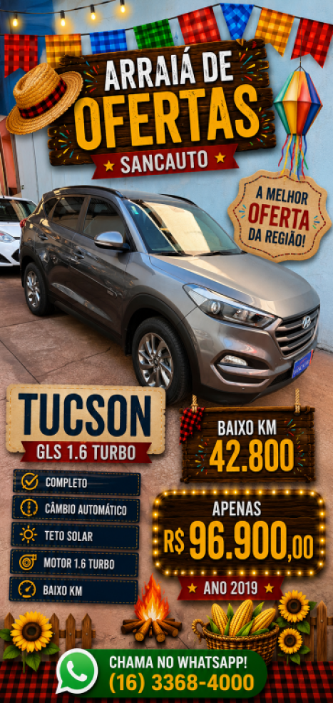 HYUNDAI Tucson 1.6 16V 4P T-GDI GLS ECOSHIFT AUTOM�TICO, Foto 1