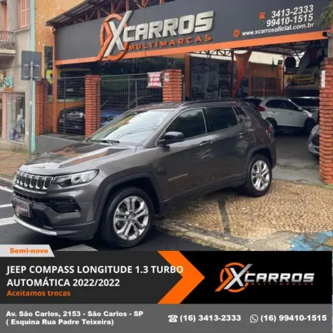 JEEP Compass 1.3 16V 4P FLEX LONGITUDE T270 TURBO AUTOMTICO, Foto 1