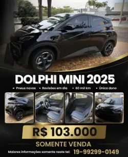 BYD Dolphin Mini 38 KW ELÉTRICO