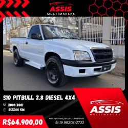 CHEVROLET S10 2.8 12V COLINA 4X4 CABINE SIMPLES TURBO DIESEL