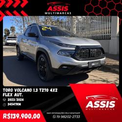FIAT Toro 1.3 16V 4P FLEX 270 TURBO VOLCANO AUTOMTICO
