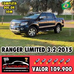 FORD Ranger 3.2 20V CABINE DUPLA 4X4 LIMITED TURBO DIESEL AUTOMÁTICO