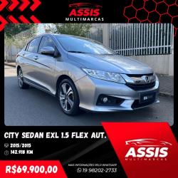 HONDA City Sedan 1.5 16V 4P EXL FLEX AUTOMTICO