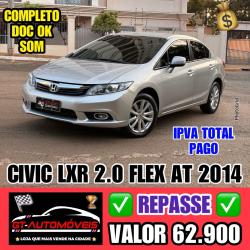 HONDA Civic 2.0 16V 4P FLEX LXR AUTOM�TICO