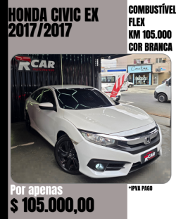HONDA Civic 2.0 16V 4P EX FLEX  AUTOM�TICO CVT